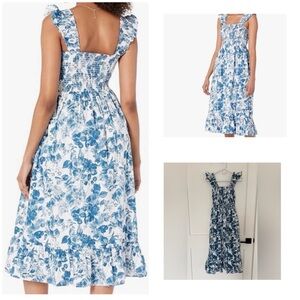 The Drop maxi dress w/ pockets, WORN ONCE, elastic bodice, cotton, lined, XXS